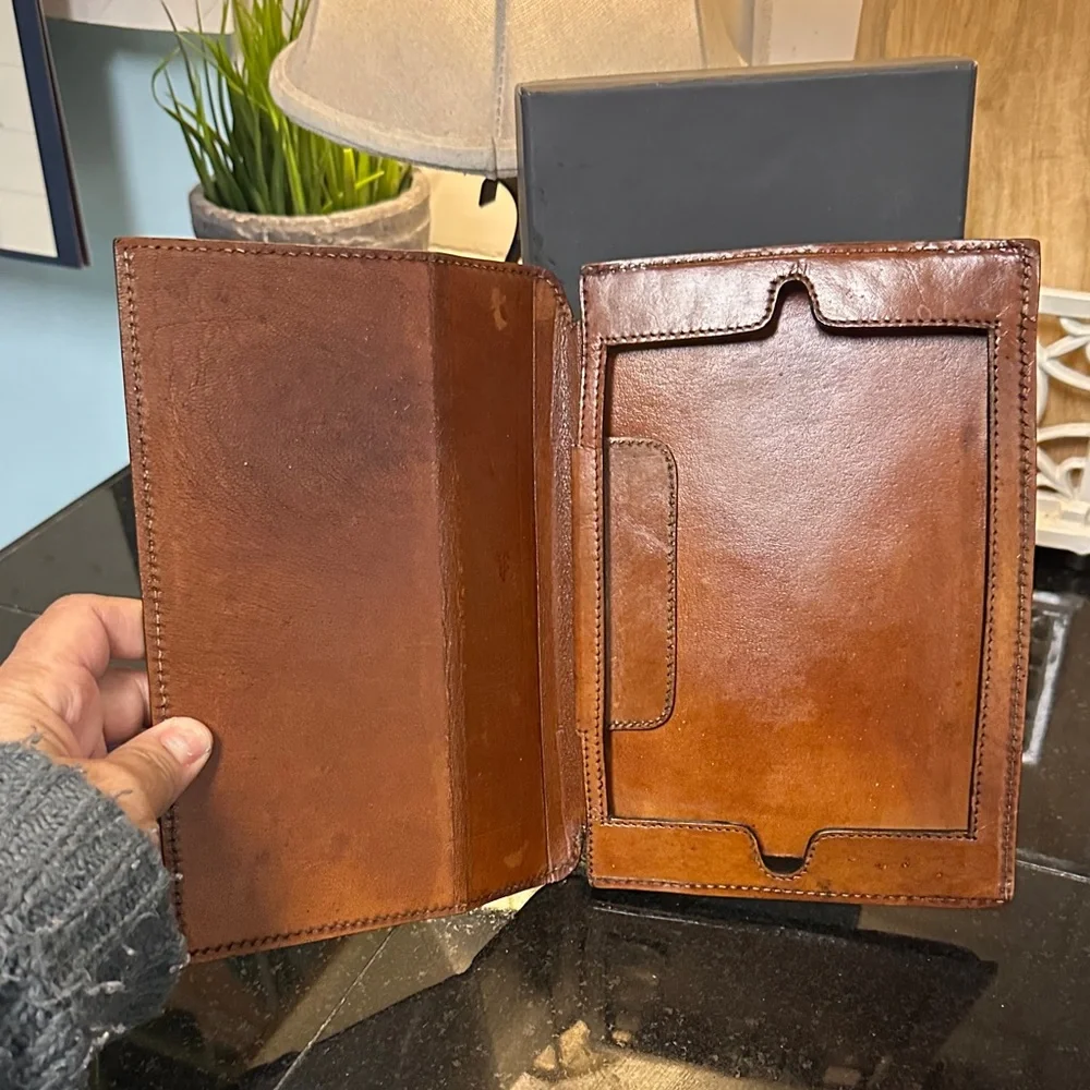 Restoration Hardware Brown Leather iPad Mini Cover